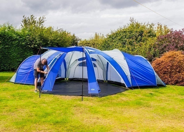 3 Bedroom + 1 Living Room, 6-8 Man Family Camping Tent 2