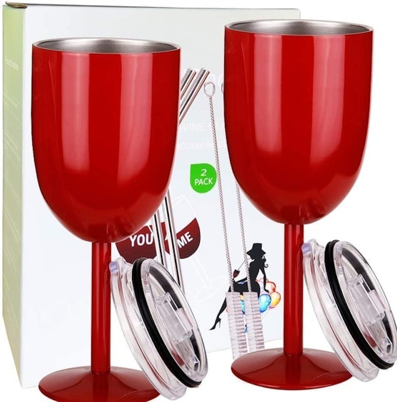 Stainless Steel Wine Glasses 1