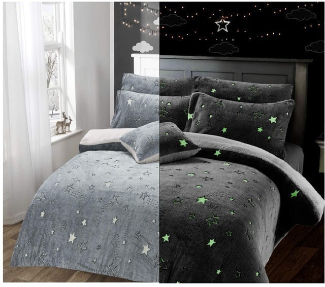 Glow in The Dark Fleece Bedding 1