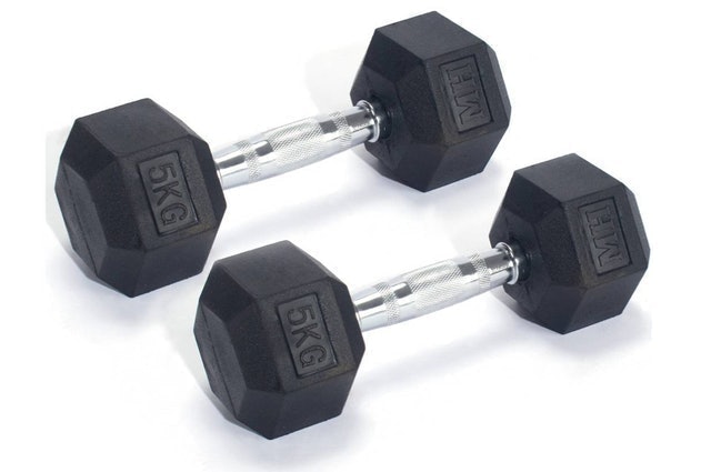 Rubber Dumbbells 1