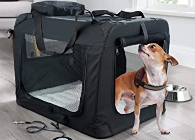Lightweight Fabric Pet Carrier Crate  2