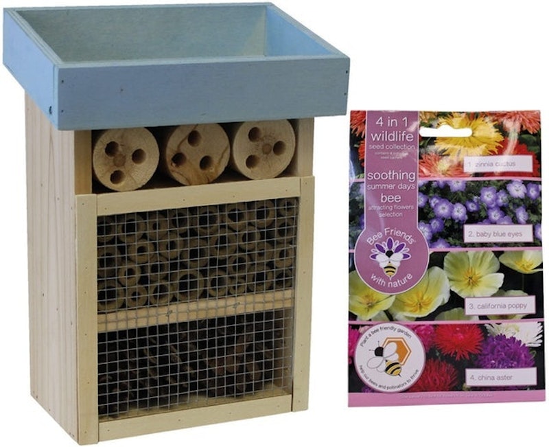 Insect Hotel With Rooftop Flower Garden 1