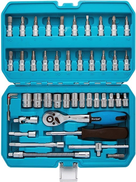 46-Piece Chrome Vanadium Socket Set 1