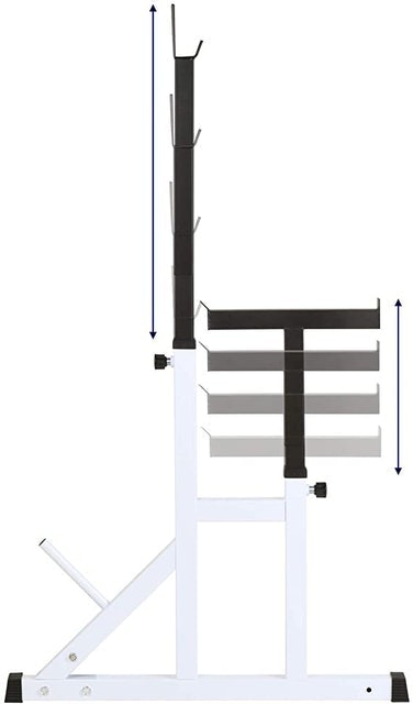 Adjustable Squat Rack with Spotters 3