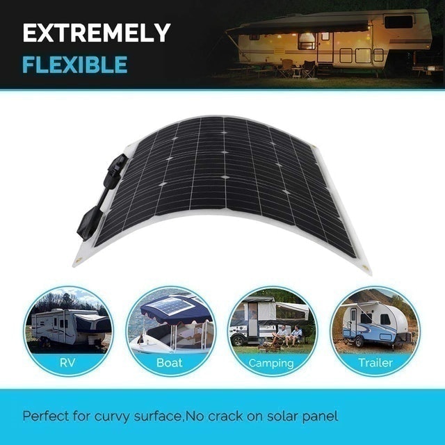 Extremely Flexible Monocrystalline Solar Panel With ETFE Layer 2