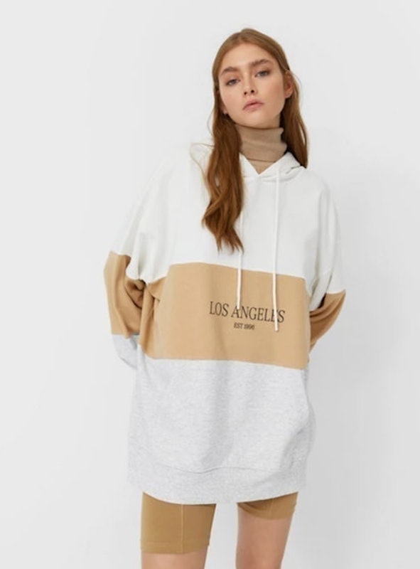 Recycled Cotton Colour Block Hoodie 1