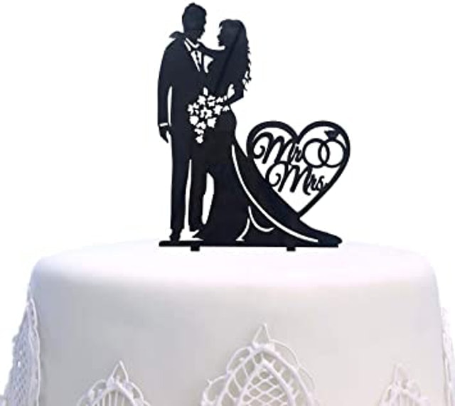 Mr and Mrs Cake Topper 1