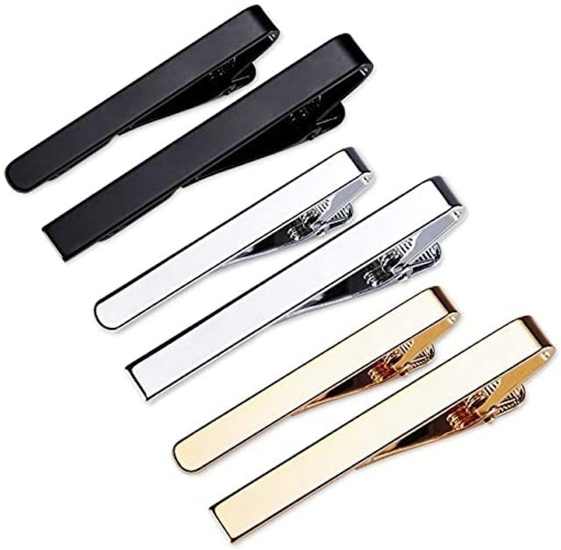 6-Piece Classic Men’s Necktie Clips 1
