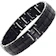 MnB Magnetic Bracelets Black Titanium Magnetic Pain Relief Therapy Bracelet 1