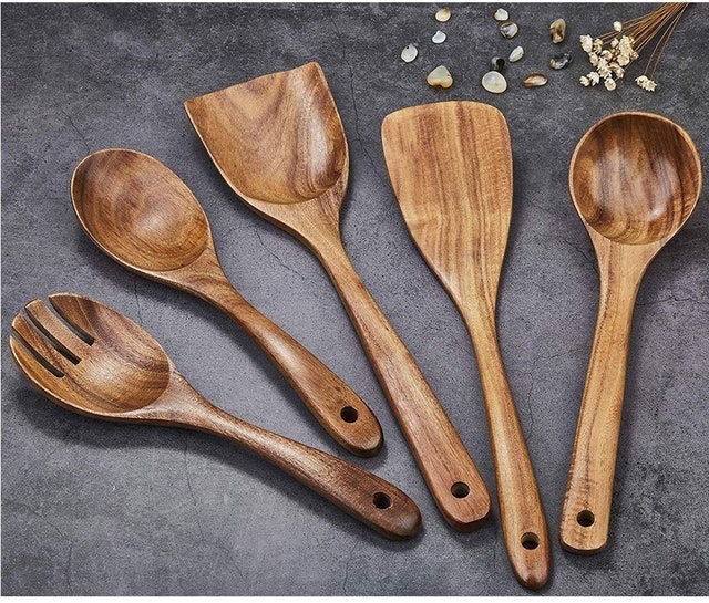 Wooden Utensil Cooking Set 2