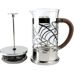 Floral Stainless Steel Cafetière