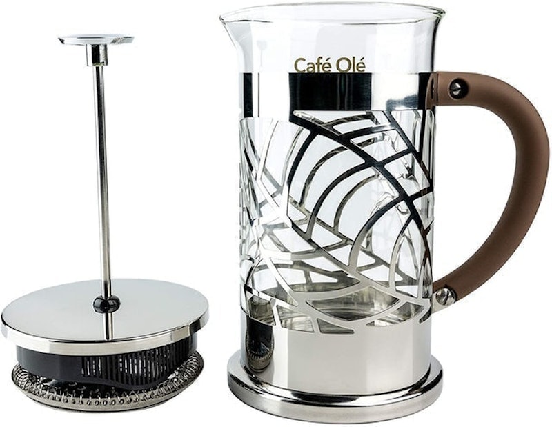 Floral Stainless Steel Cafetière 1