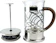 Café Olé Floral Stainless Steel Cafetière 1