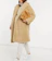 New Look Maternity Longline Teddy Borg Coat 1