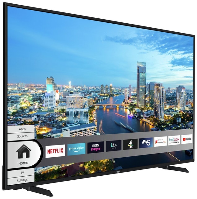 55 Inch  Smart 4K UHD HDR LED Freeview TV 2