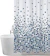 ANSIO Mosaic Patterned Shower Curtain 1
