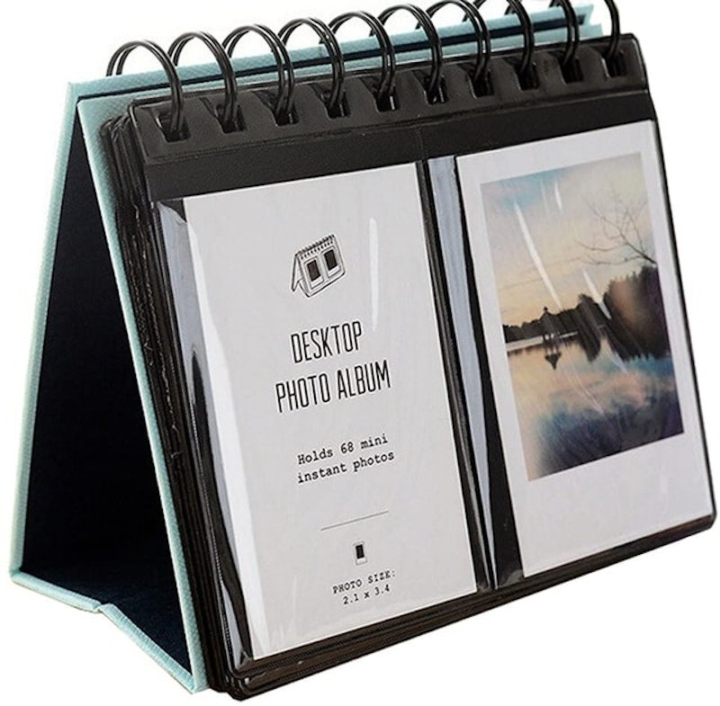 6. Urvoix Mini Desktop Photo Album, Pink 1