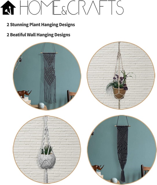Plant and Wall Hanging Dual Macrame Kit 2