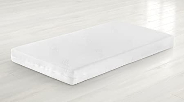 White Wooden Baby Cot  3