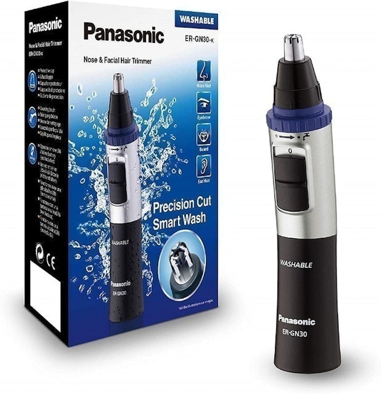 Wet and Dry Electric Nose, Ear and Facial Hair Trimmer 1