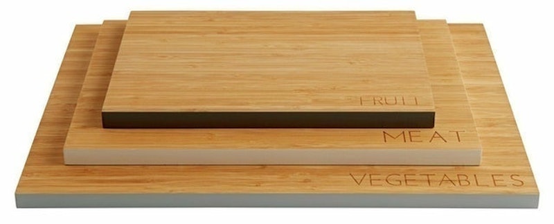 Cutting Board with Trays Kristie's Kitchen - Organic Acacia Wood Chopping Board with 2 Containers - for Meat Vegetables Bread or Cheese Board