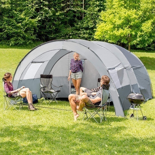 Family Tunnel Tent with Foyer 2