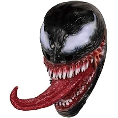 Scary Mask with Tongue Melting Face