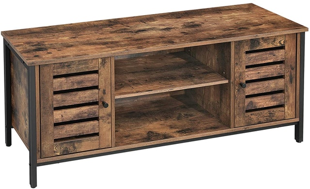 TV Console Unit with Shelves 2