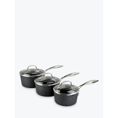 Neverstick3 Professional Non-Stick Lidded Saucepan Set