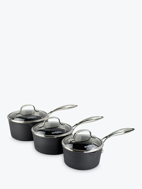 Neverstick3 Professional Non-Stick Lidded Saucepan Set 1