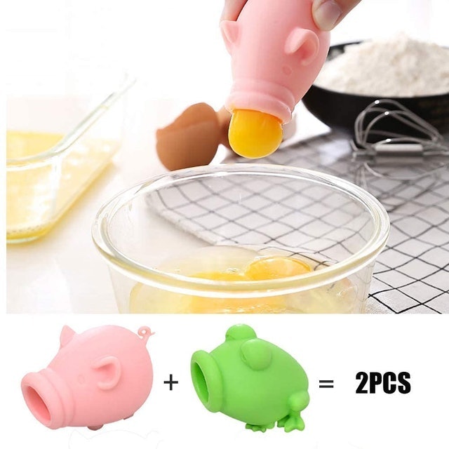 2 Silicone Egg Separators 2