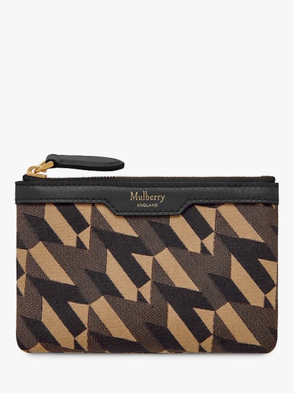 ECONYL Leather Zip Pouch 1