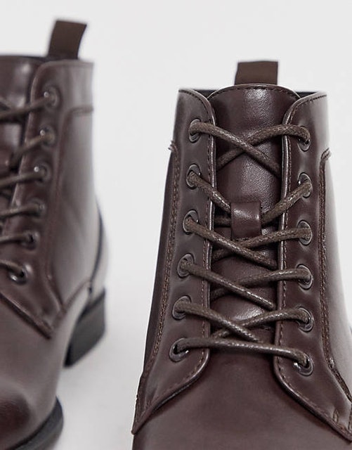 Vegan Lace Up Boots  2