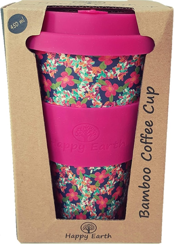 10. Happy Earth Asiana Bamboo Coffee Cup 1