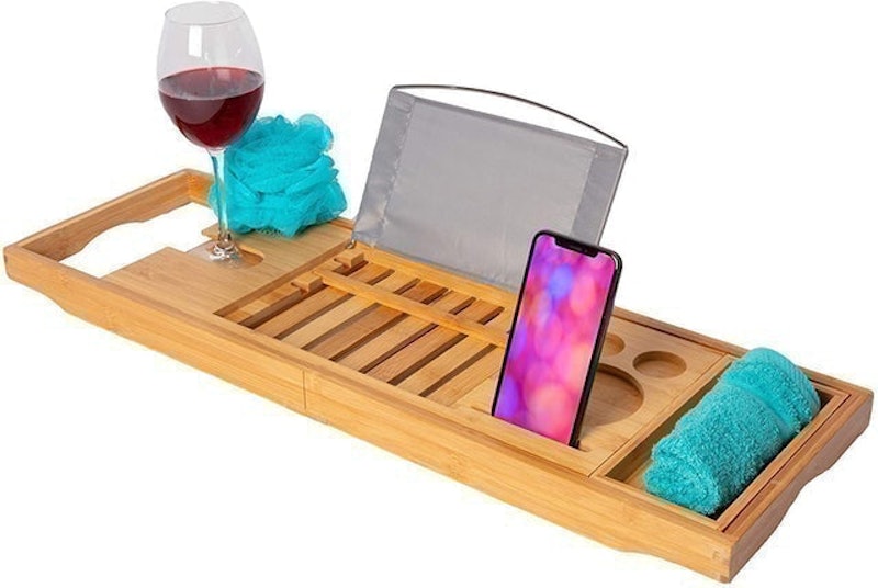 Premium Bamboo Bath Caddy 1