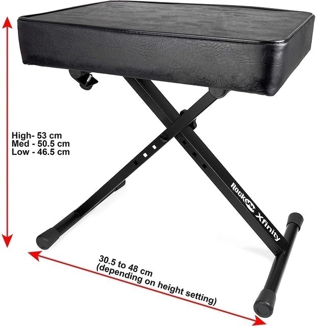 Premium Padded Keyboard Bench 4