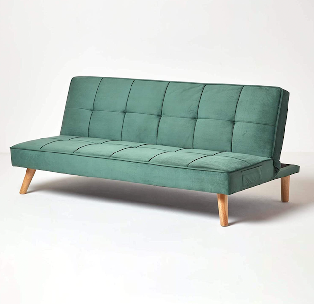 Velvet Sofa Bed 1