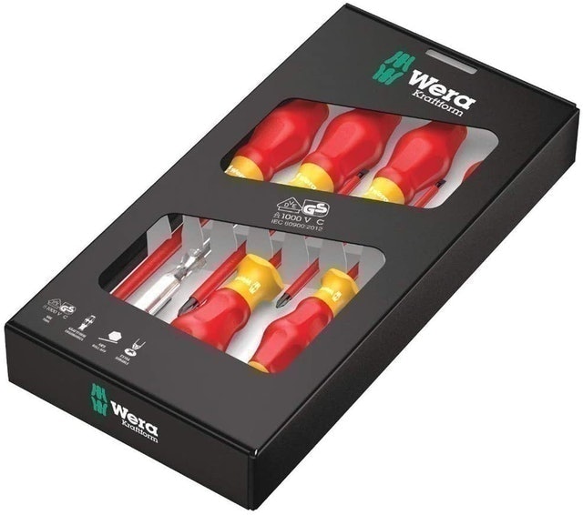 Kraftform Comfort VDE Screwdriver Set, 7 Pieces 2