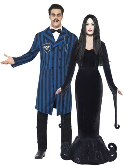 Gomez and Morticia Addams Costume 1