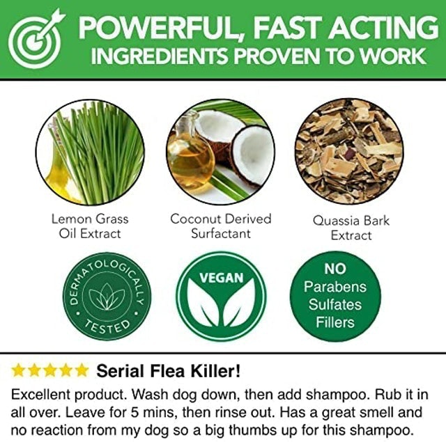 Flea Shampoo for Dogs & Cats  3