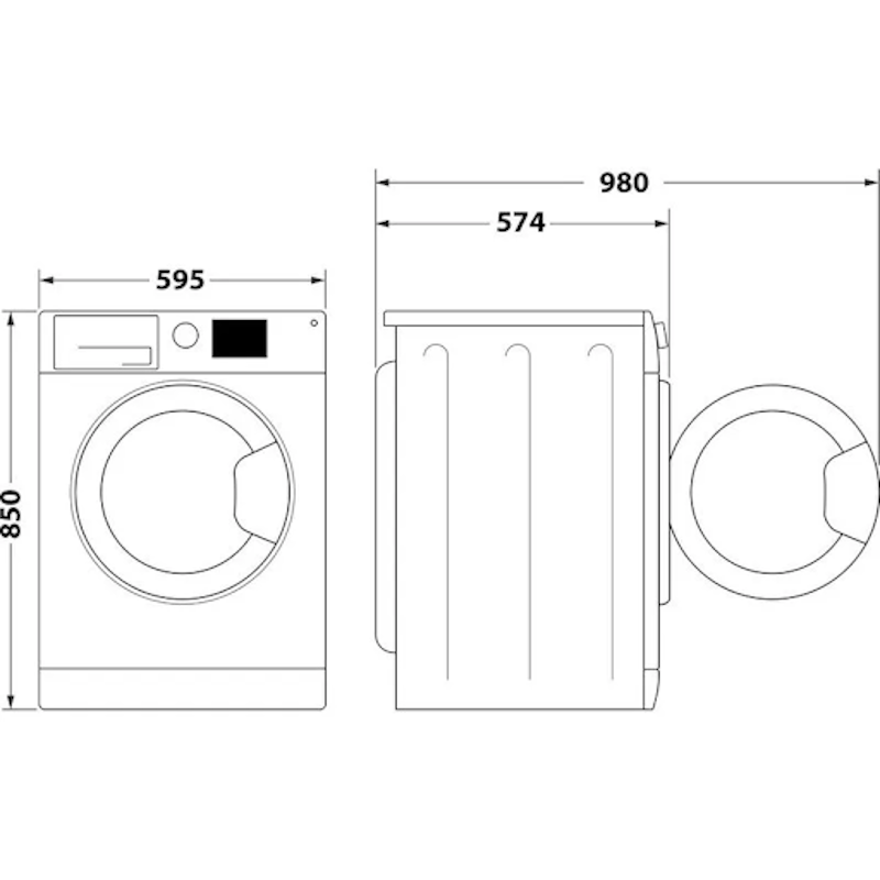 9+6kg Washer Dryer - Freestanding 6