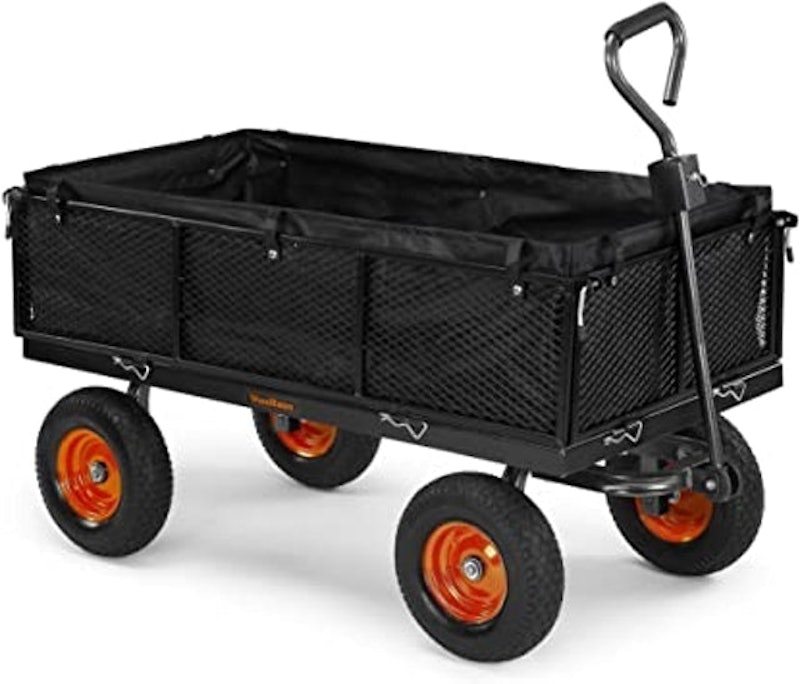Mesh Garden Cart with Lining 1