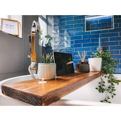 Rustic Wooden Bath Caddy
