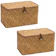 WOOD MEETS COLOR Seagrass Storage Baskets 1
