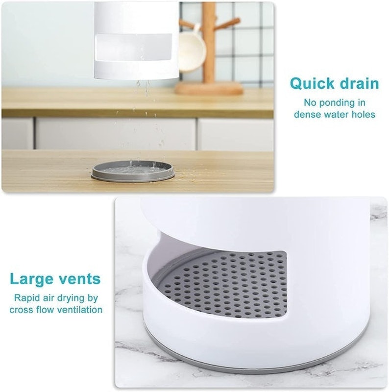 Ventilated Mould-Proof Toothbrush Caddy 3
