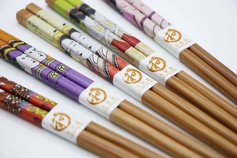 Natural Wooden Japanese Chopsticks 2