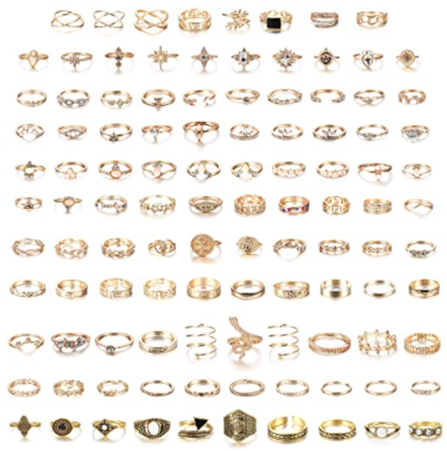Bohemian Knuckle Ring Set 1