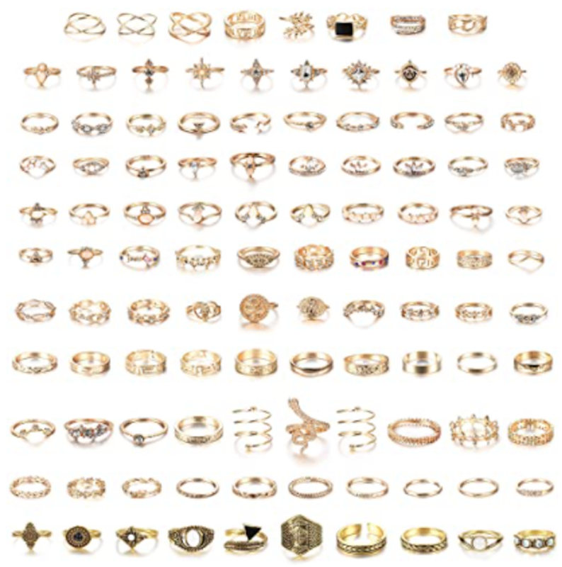 Bohemian Knuckle Ring Set 1