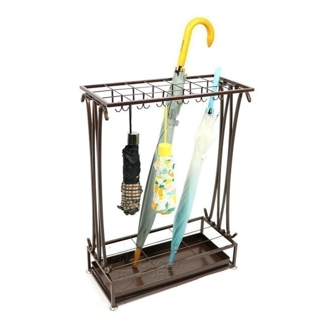 Large Bronze Metal Umbrella Stand 1