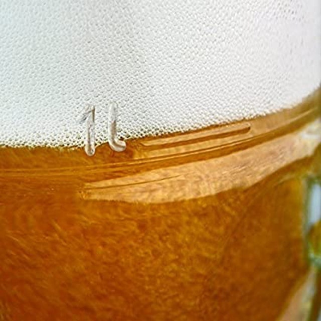 2 Pint Glass Beer Tankards 2